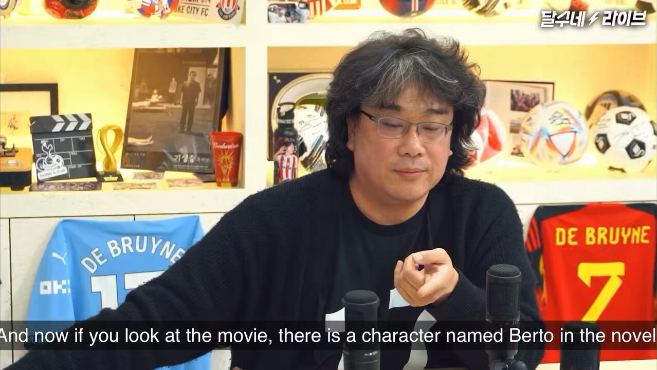 Diretor sul-coreano ganhador do Oscar se inspirou em jogador do Tottenham para criar personagem de seu novo filme