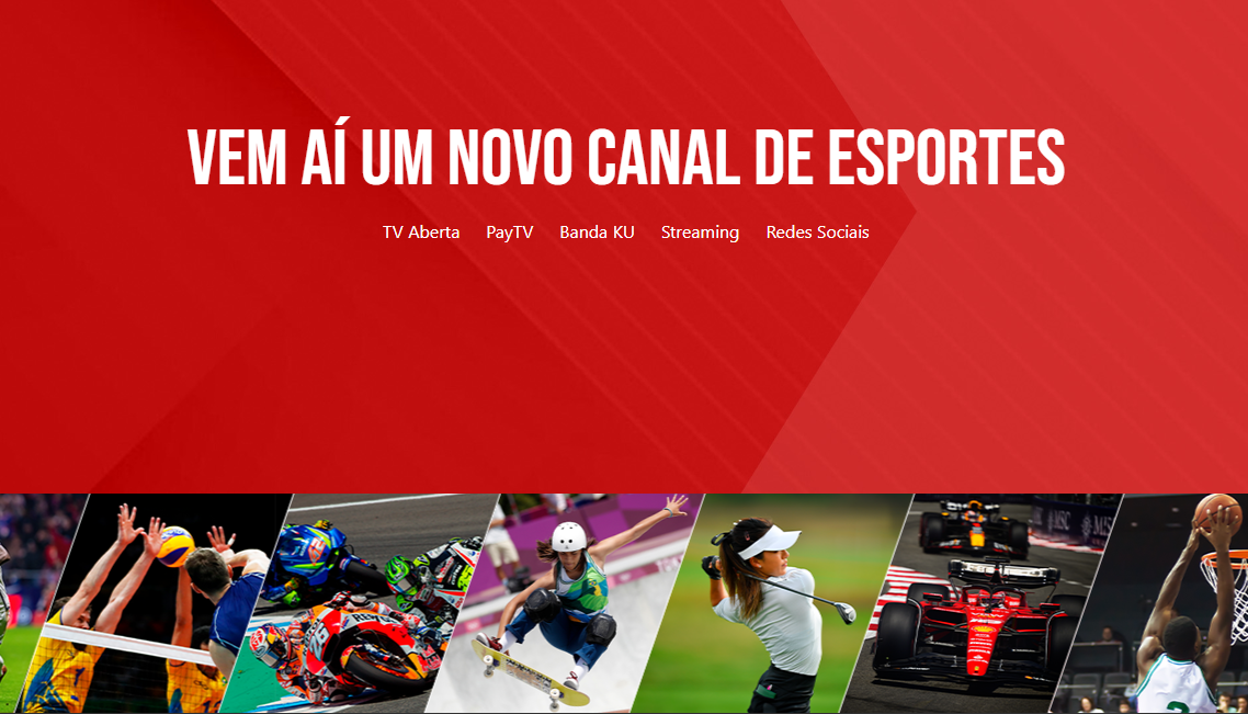 Suposto novo canal esportivo de TV aberta já tem nome definido e site no ar