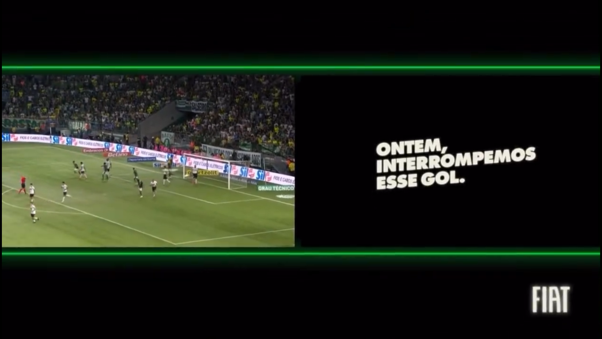 FIAT "abre mão" de anúncio publicitário no JN para mostrar gol do Botafogo na íntegra