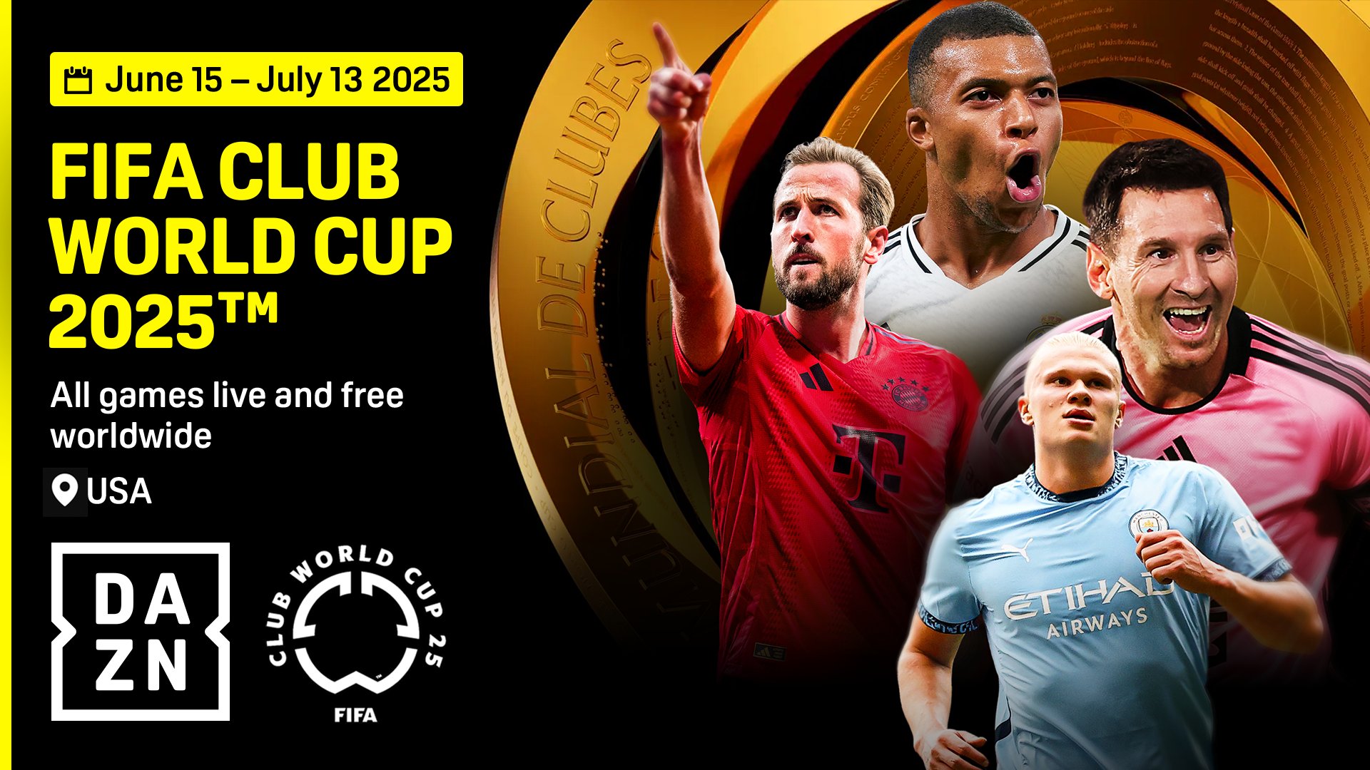 DAZN vai exibir o Mundial de Clubes de 2025 gratuitamente, mas no Brasil talvez isso seja notícia ruim