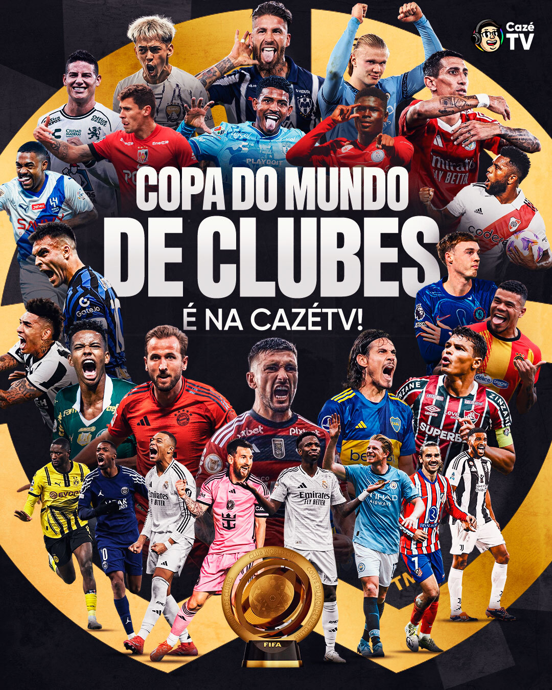 DAZN sublicencia Mundial de Clubes para CazéTV, que exibirá todos os jogos envolvendo brasileiros