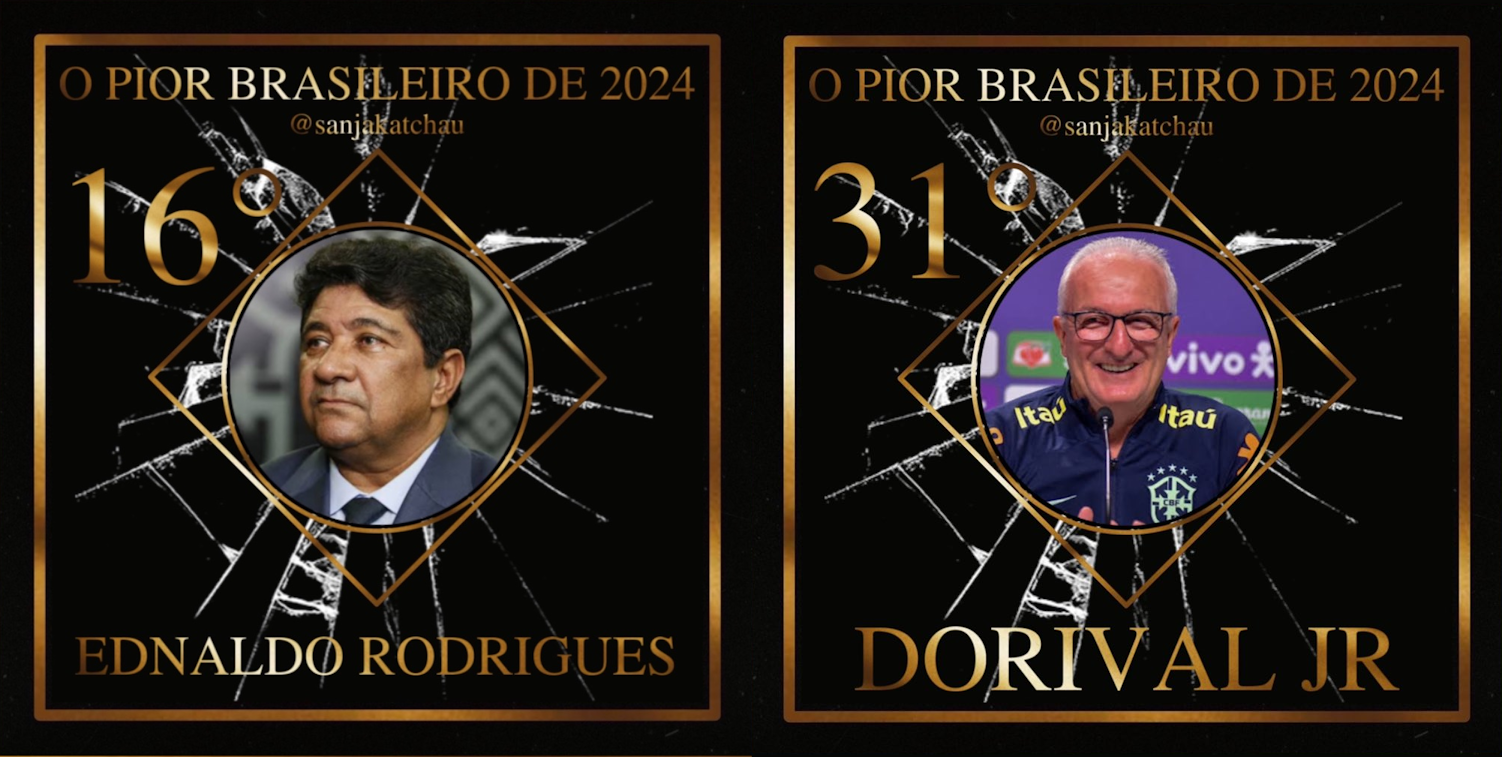 Presidente e técnico da CBF são as personalidades do esporte mais odiadas de 2024