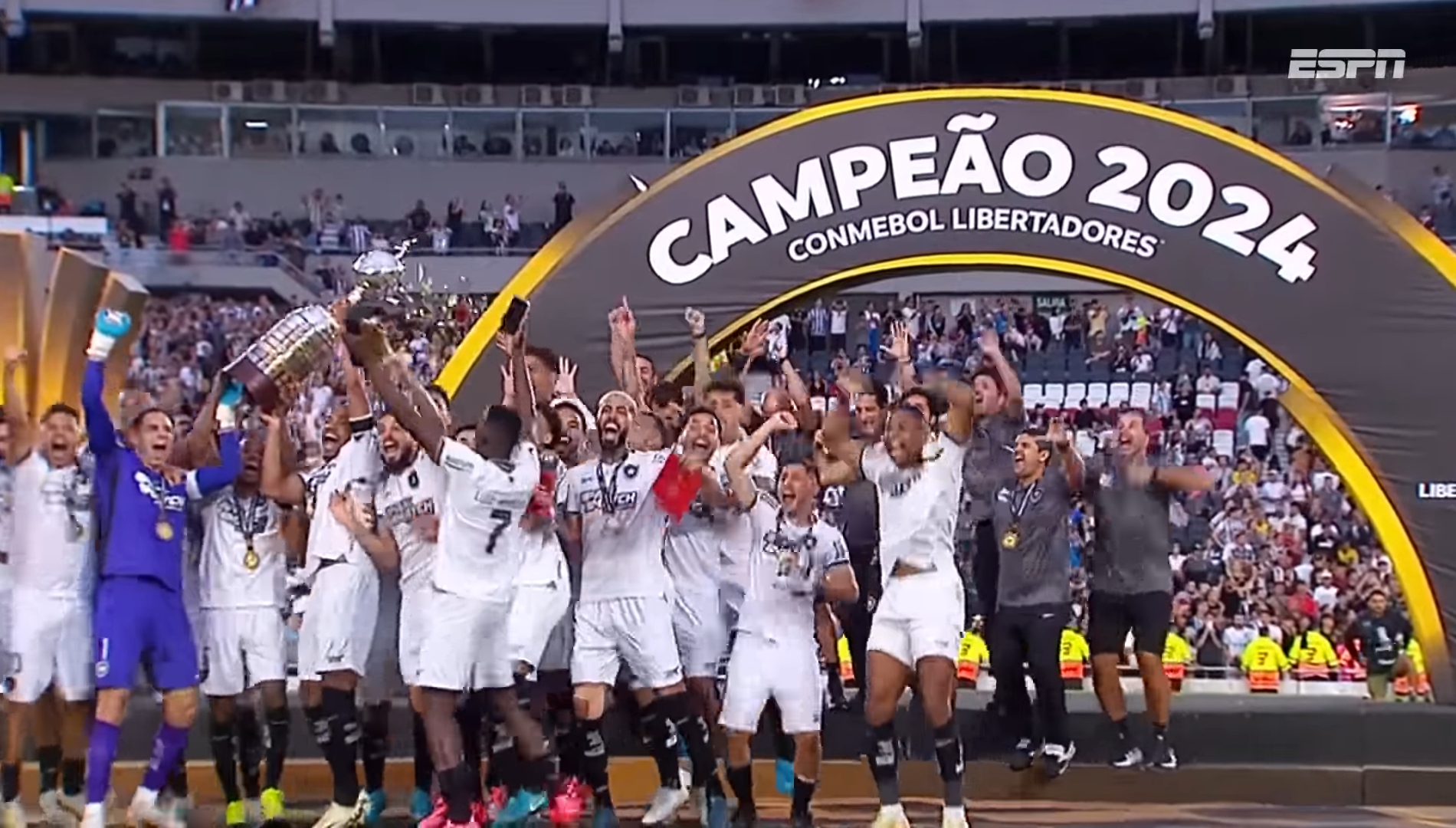 Natal Glorioso: SporTV e ESPN programam VTs de jogos do Botafogo pelo Brasileirão e Libertadores